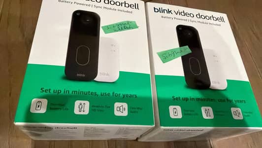 Blink door Bell with camera and works with alexa