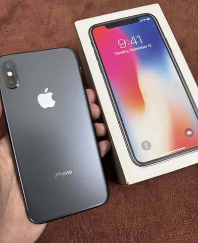 Apple iPhone X 256gb PTA Approved with box