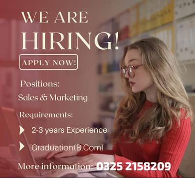 Female Office Staff Required