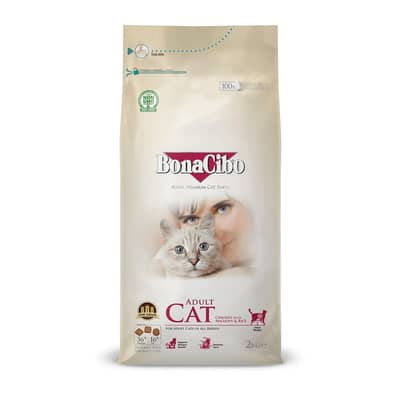 Bonacibo Adult Cat Chicken with Anchovy & Rice