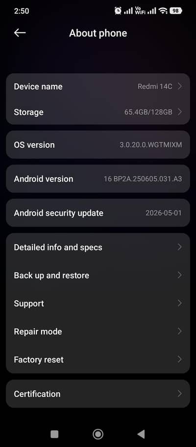 Xiaomi Redmi 14C