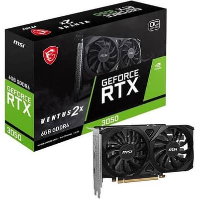 MSI GeForce RTX 3050 Ventus 2X XS 8GB OC Graphics Card