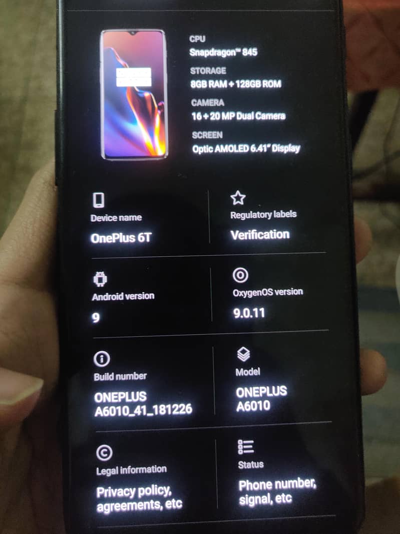 One Plus 6T 1