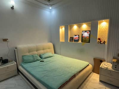 Designer Bed with side tables & Dressing table