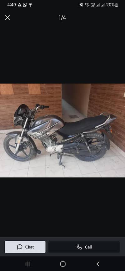 yamaha ybr 125 grey colour 9/10 condition