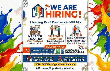 Jobs Available