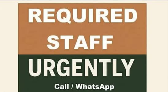Waiter or dishwasher Required