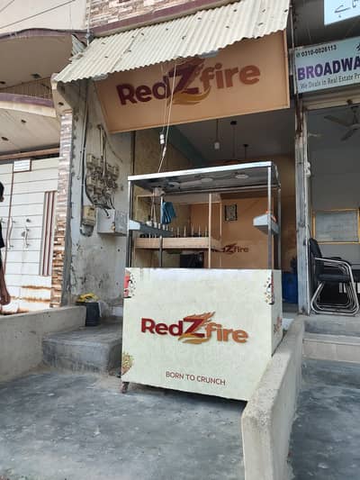 french fries and limca setup with fast food theme complete setup new