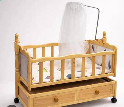 Baby wooden cot four sale