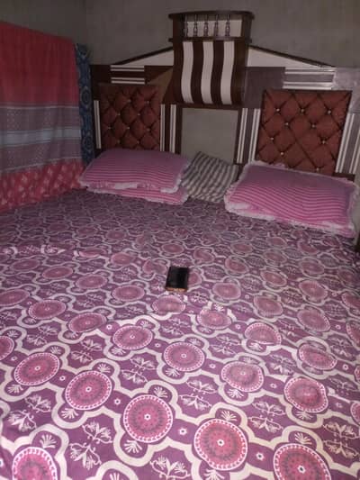Bed And 1 Side Table Urgent Sale