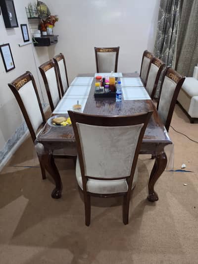 Eight chairs Dining table