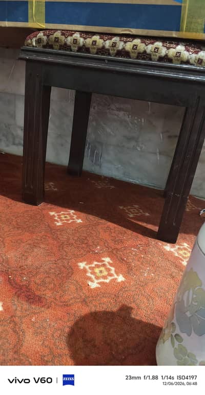 1 table               2 dining chairs and stool far sel