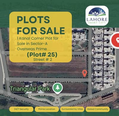 1 Kanal Corner Prime Location Plot In Possession Plot In Overseas Prime Block