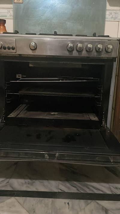 gas stove +electric grill , baking 5 stove