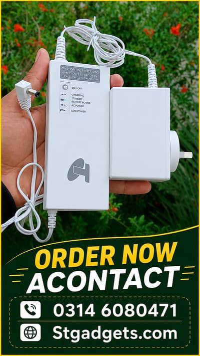 original router UPS ,8,9 hours backup( 0314 608 0471)