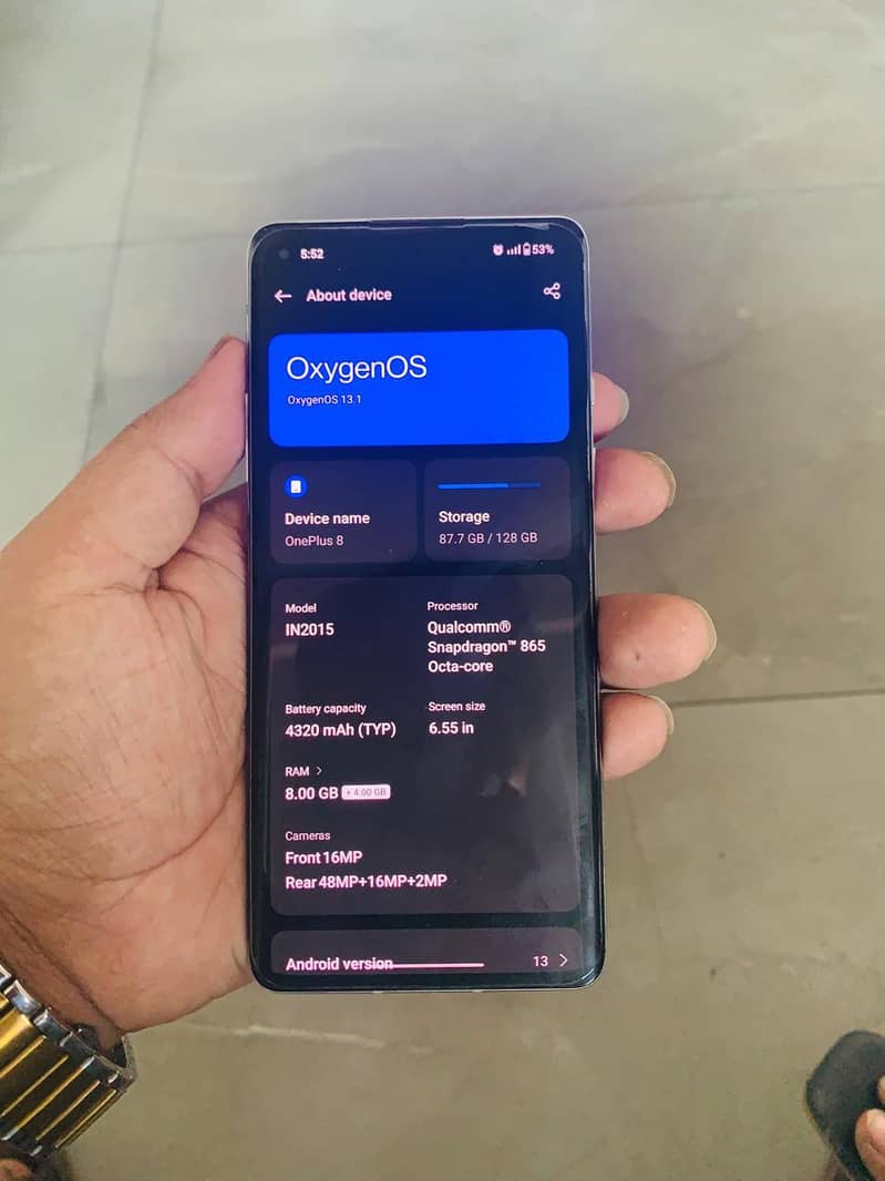 One Plus 8 0