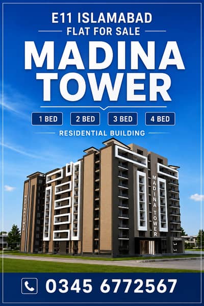 E11/4 MADINA TOWER 2 Bed Room Open Sun Facing