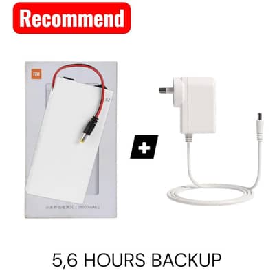 wifi router UPS + CHARGE WITH  delivery 5,6 hours backup 12v