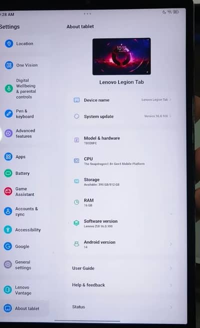 Lenovo Legion 16/512GB