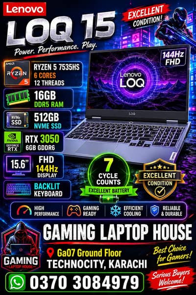 LOQ I Asus I Omen | Legion I gaming laptops house