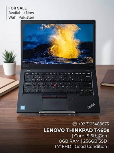 Lenovo ThinkPad T460s core i5 6th Gen for sale