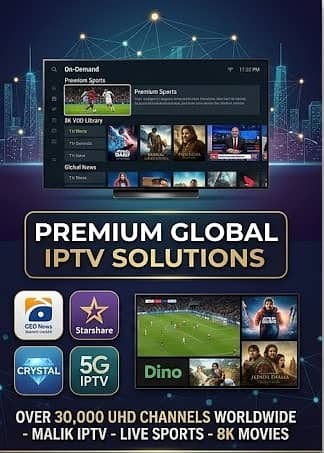 Premium IPTV Service HD/4K | All Channels | Smart TV, Android, iOS