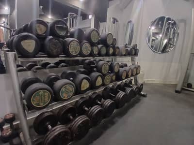 Gym use dumbles