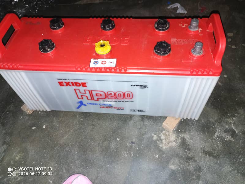 Exide battery 12volt 0