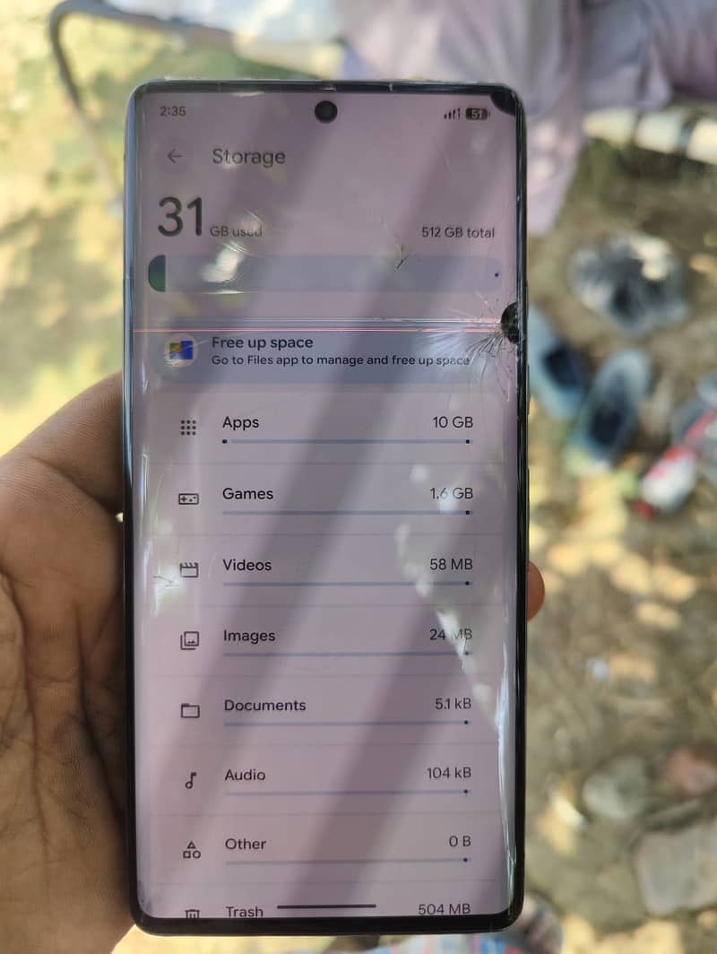 Google pixel 7pro panel 0
