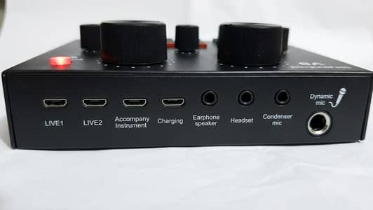 V8 Recording Sound Card - Pro Audio interface