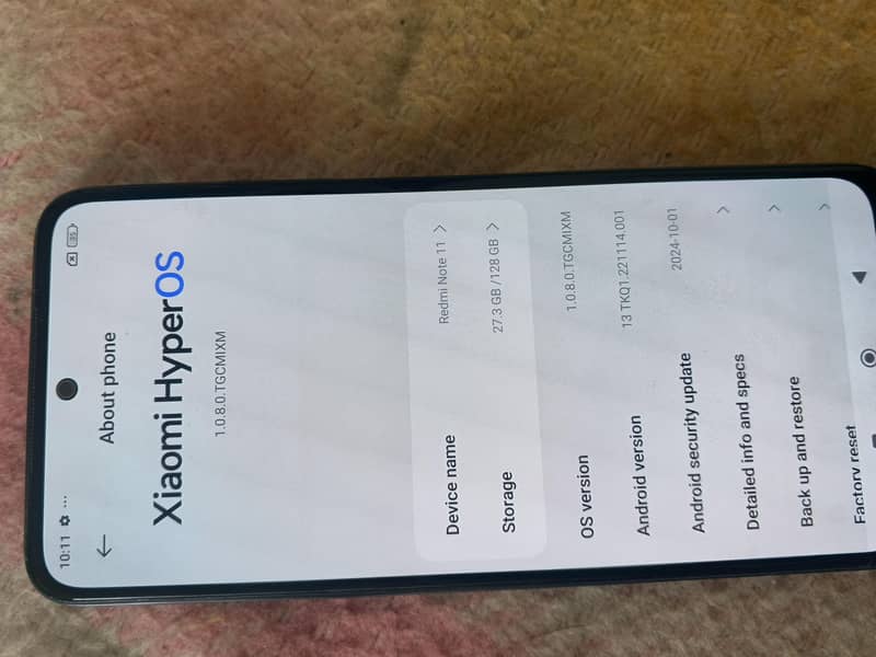 Xiaomi Redmi Note 11 0