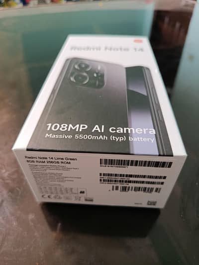 Xiaomi Redmi Note 14 [8+256GB] | Brand New| PTA approved
