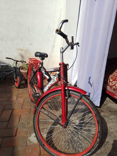 Good and new condition bicycle  for sale Red color New tyres