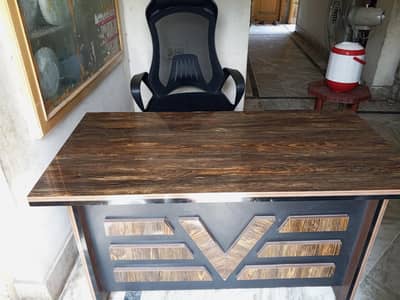 table counter and chair