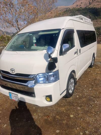 Toyota Hiace AC 10-12 Seats. Naran Hunza Skardu Tours