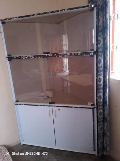 glass display cabinet