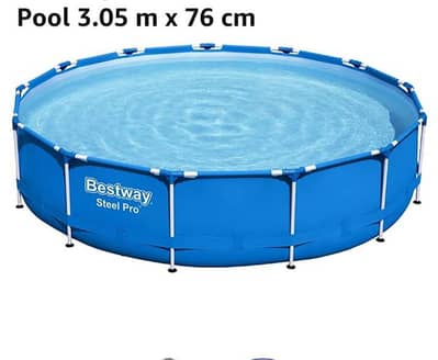 Family Swimming Pool Big Size (3.05m x 76cm) Bestway Steel Pro