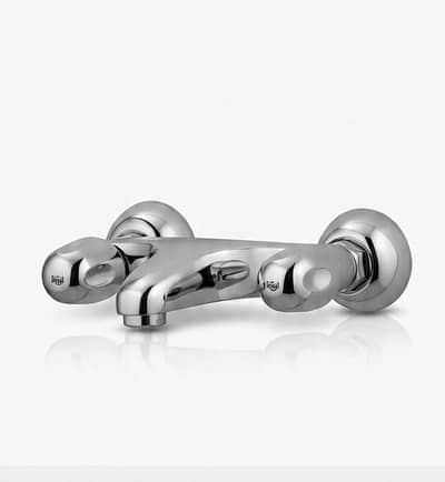 Faisal Sanitary Masjid Mixer Wall-Mounted Chrome Faucet / Art 517