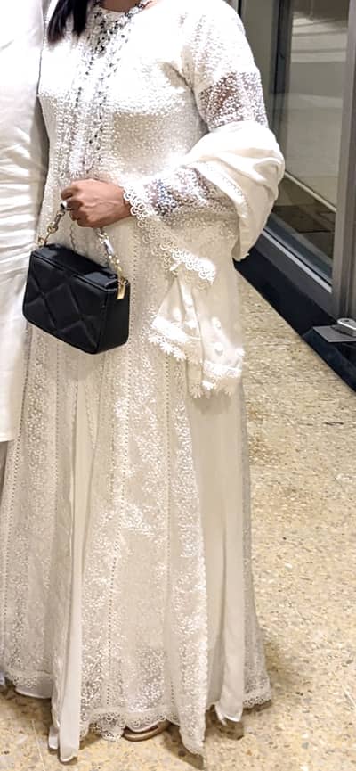 White formal maxi