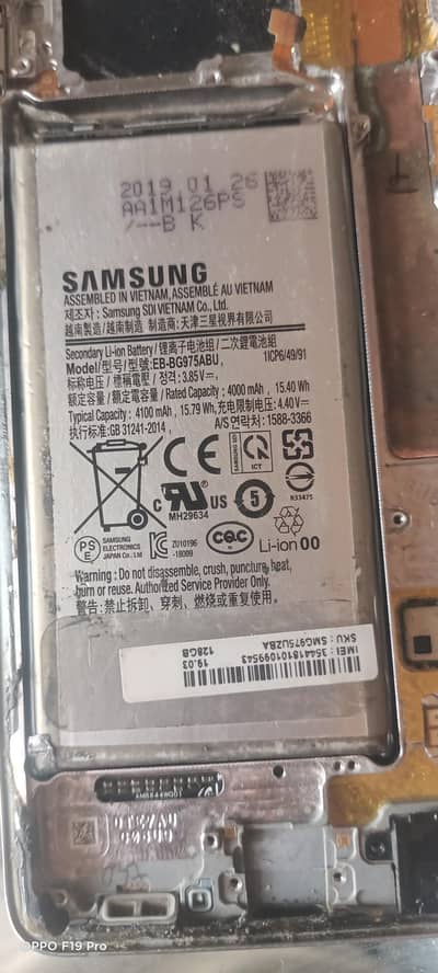 Samsung s10 battery and camera