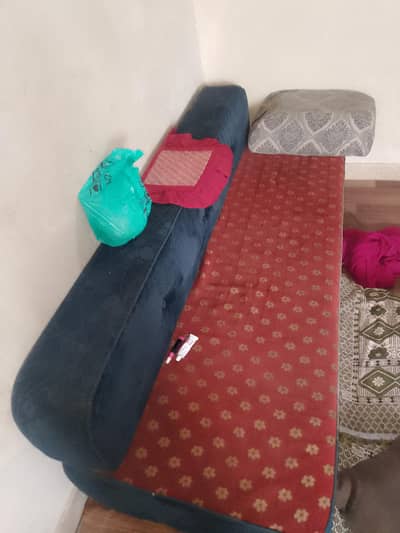 2 sofa cum bed or full bethak cusion