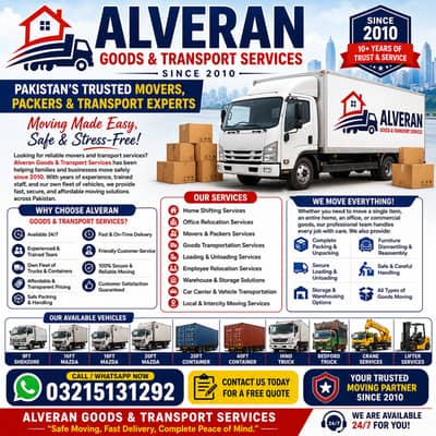 Alveran Goods & Transport Services | Movers & Packers | Home & Offi