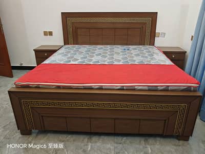 brand new bed with Spring medicated Matress