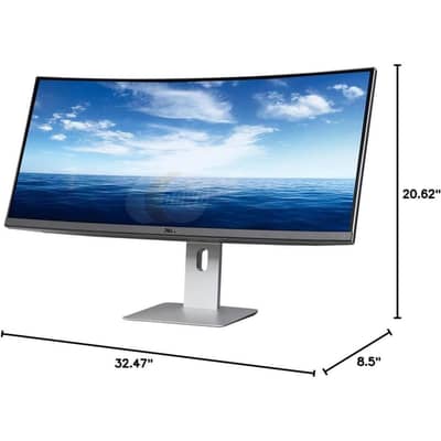 Dell UltraSharp U3415W 34-Inch WQHD (3440x1440) Ultra Wide 1440p IPS C
