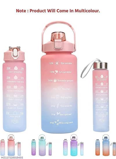 premium water bottles 3 pc