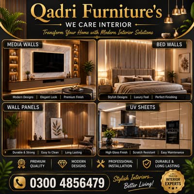 Media Walls, Bed Walls, Wall Panels & UV Sheets | Interior Design\.