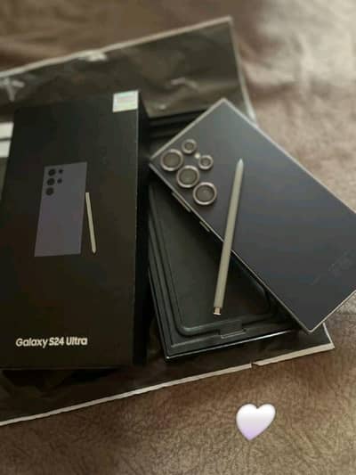 SAMSUNG GALAXY S24 ULTRA 12 512 WITH BOX DUAL SIM PLUS ESIM NON ACTIVE
