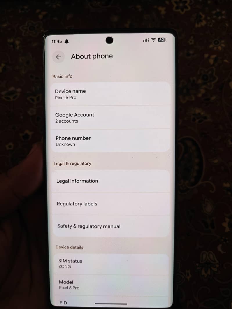 Google Pixel 6 Pro 4