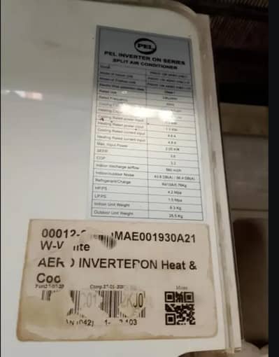 DC INVERTER  PEL 1ton0335-2510658