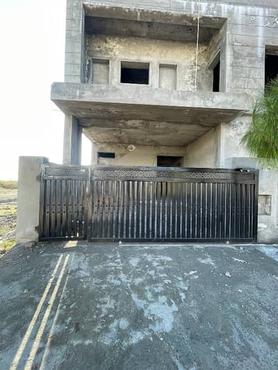 8.8 Marla Corner Grey Structure House for Sale